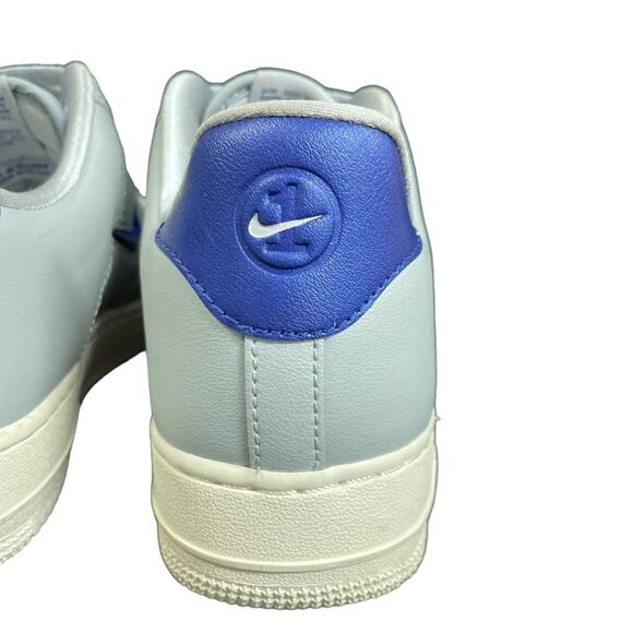 Men's Size 8.5 - NIKE Air Force 1 07 LV8 LEATHER Grey Trainers AJ9507 002 - Picture 6 of 16